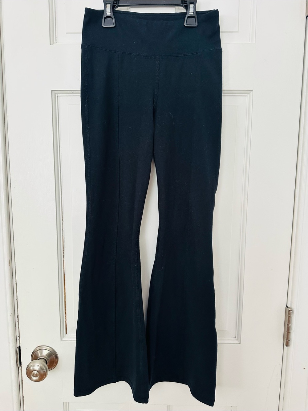 abercrombie kids Black Flared Leggings Sz 9/10